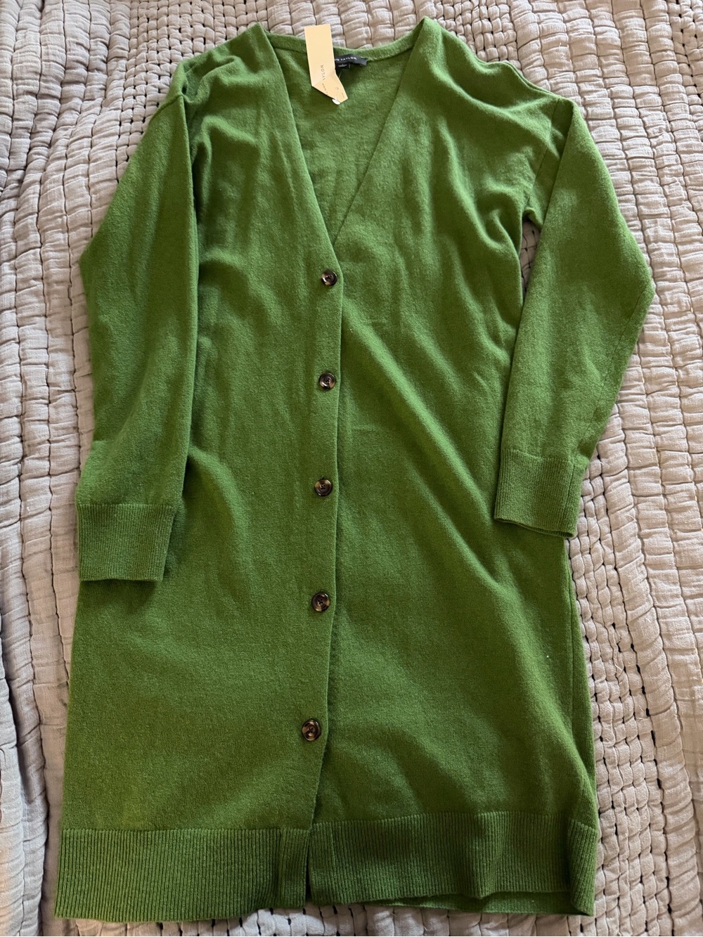 Ann Taylor Wool Blend Long Cardigan Size Small NWT